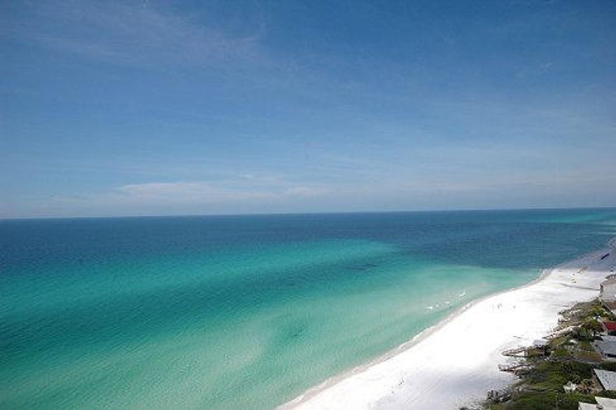 Just Reduced!New pictures! Absolutely the best coastline and Gulf front views for the money on 30A! Spectacular coastline views from Destin to Panama City Beach. This One Seagrove Place unit is one of only two units on the 19th floor! This beautifully furnished condo also boasts brand new stainless steel appliances, and gulf front master with ensuite master & jetted tub and acess to balcony. The emerald green waters and sugar white beaches are steps away via the private canopy covered walk over. Onsite there is a gulf front fitness center, tennis court, gulf front pool and community room with full kitchen and flat screen tv for owners' use. This condo is a Fantastic rental or beach get away. Just a short bike ride to old Seagrove and Seaside.