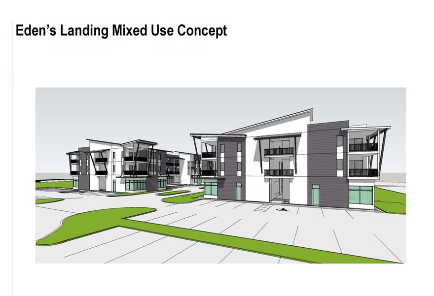 Outstanding Development Opportunity. Active Walton County development order in place for three, 3-story buildings that will frame the entrance to one of sought-after Pt. Washington's most successful neighborhoods, Eden's Landing. Buildings ground levels will total approx.16,500 sf commercial/retail. The two upper floors of each building will hold a total of 24 two-bedroom, two-bath condos. Ranging from about 1000-1500sf, each condo will have an outdoor deck or balcony. Roads and parking infrastructure in place. Eden's Landing Phase 1 residential is sold out. The neighborhood's distinctive architecture is carried forward into these three commercial/multi-family buildings. Project is to-be-built. Build to sell or retain for rental income.  Sale includes the land, all county approvals (except Building Permit), marketing elevations and floor plans. Please verify all information. 
Premium location with a straight shot down CR395 to the beach; boat launch less than 1/2 mile north on CR395; near schools and churches; neighborhood is adjacent to Eden State Park.