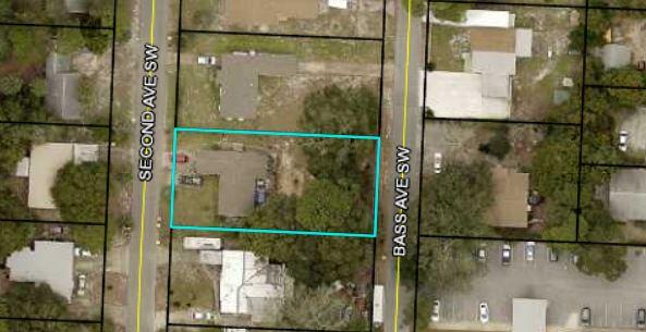 Flippers! Builders! or Handy Home Owners! This Home is Situated on a Large Lot Between Bass St and Second Ave. Just a Couple of Blocks North of Hwy 98 and Central to Shopping, Beaches, and Bases. (measurements and all pertinent facts to be verified by Buyers) Appliances do not convey.