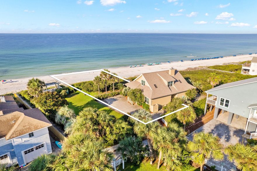 This remarkable gulf front homesite offers 50' of premium linear beach frontage primely positioned in the heart of Seagrove Beach within the gated enclave of Sea Turtle Lane. Impressively yielding a privately owned beachfront, the possibilities are as vast as the panoramic coastal views. A DEP consultant study as well as survey has been completed, please inquire for more details. This coveted homesite offers a exceptional vistas with sweeping panoramic views up and down coastal 30A while being in excellent proximity to Seaside, FL as well as all of the world class shopping, dining and local entertainment that embodies the Hamptons of the South. This property offers the flexibility to realize your vision with direct access to the sugar-white sands and the shimmering turquoise waters of the Gulf of Mexico. This unique lot ensures unparalleled privacy and tranquility within a rental-friendly neighborhood, providing an unparalleled opportunity.

Strategically positioned near the world-renowned charm of Seaside, FL, known for its innovative New Urbanism design, this enclave offers an unmatched blend of serene coastal living and vibrant local culture. This is more than a purchase; it's an investment in an exclusive lifestyle where the beauty of the Gulf Coast becomes your daily backdrop.

Seize this rare chance to create your dream home(s) in one of the most desirable locations along 30A.