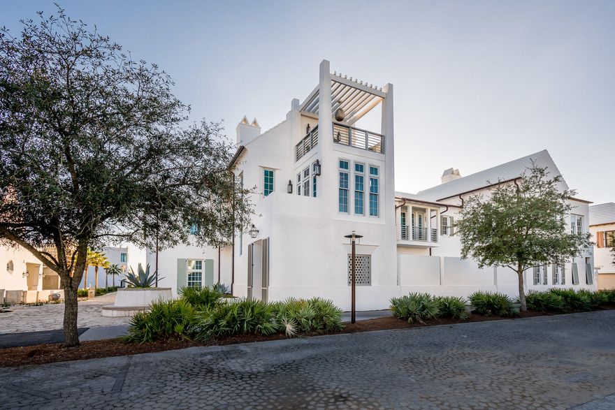 Exquisite end to end. Imagery and words cannot speak to the beauty & character 11 Moongate Court provides. Christ & Associates spared no expense creating this masterpiece that exudes beautiful customization throughout.This home is aligned on the Sea Garden Pedestrian Path south of Scenic 30A. This property is steps to the beach and the private, owners Beach Club opening early fall 2020. Access to all amenities is a walk away.This expansive home has over 5,000 square feet of living space in addition to a 2 car garage boasting 5 large bedrooms (2 master suites) with en suite bathrooms and generous closets allow for full time residency. Each bathroom yields its own magnificent tile work that is timeless and unique to this home. Numerous living areas create the space for guests t