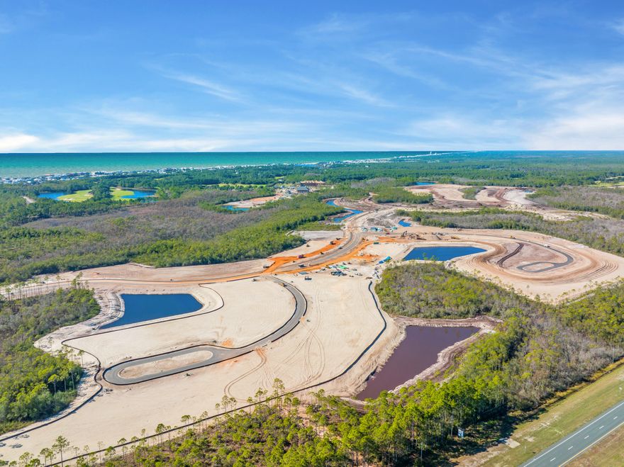 Located behind the private gates of the newly released WaterSound Camp Creek neighborhood, this prime development opportunity is poised minutes from the array of world-class community amenities and 30A's renowned white sugar sand beaches. The oversized homesite totals just over 0.3 acres and comes paired with a WaterSound Clubs Lifestyle Membership providing entry to the acclaimed private beach club along with access to some of the area's best golf courses including Camp Creek, Sharks Tooth, Origins, and the planned Davis Love course. The rental restricted community also enjoys exclusive access to the newly constructed amenity center featuring dual pools, lazy river, pickle ball courts, tennis courts, a wellness center, and an on-site restaurant.