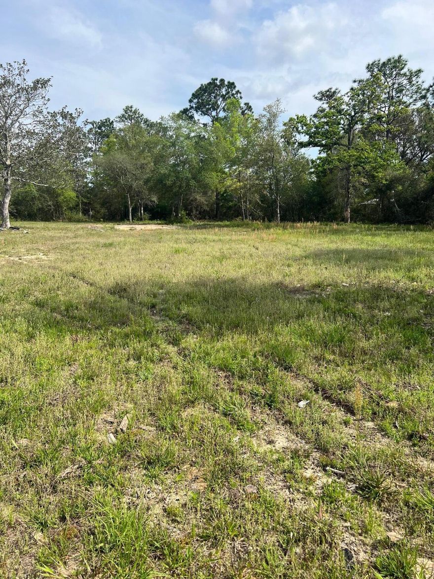 Wow! Water, electric and septic already in place. Almost 2 acres complety surrounded by a buffer of trees. Private, peaceful and ready for your beautiful new home or a family compound with more than one home! 3 Mobile homes were on this property previously and have been removed and the lot cleared. Lots of potential and still close to 331 and 90!