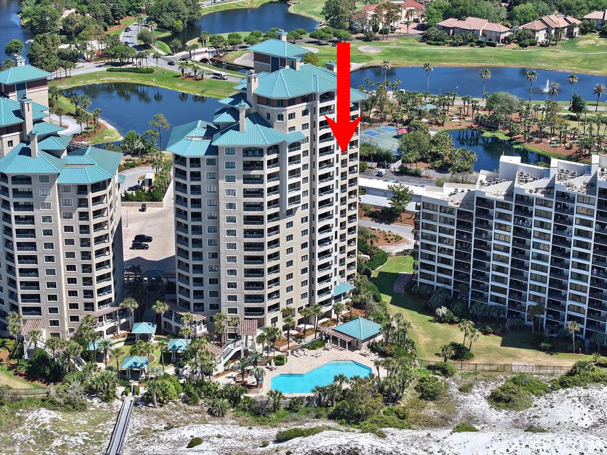 This 12th floor beautiful beachfront furnished condo has an abundance of light entering it from the 30 ft. of sliders facing the Gulf to the huge dining room window that sees the golf course and the bay. In addition to being rental-restricted, Southwinds features a private beach for the owners. The Master bedroom has sliders opening onto its private balcony and the king guest bedroom also has a balcony with views of the bay. The 3rd bedroom has bay views as well. The master bath has been updated with a frameless glass shower and quartz counter tops. It also has a window with a great view making the room feel bright and airy. The 2nd bath has been updated with quartz counter tops and a large tile back splash that surrounds the tub. The kitchen has been updated with stainless appliances.