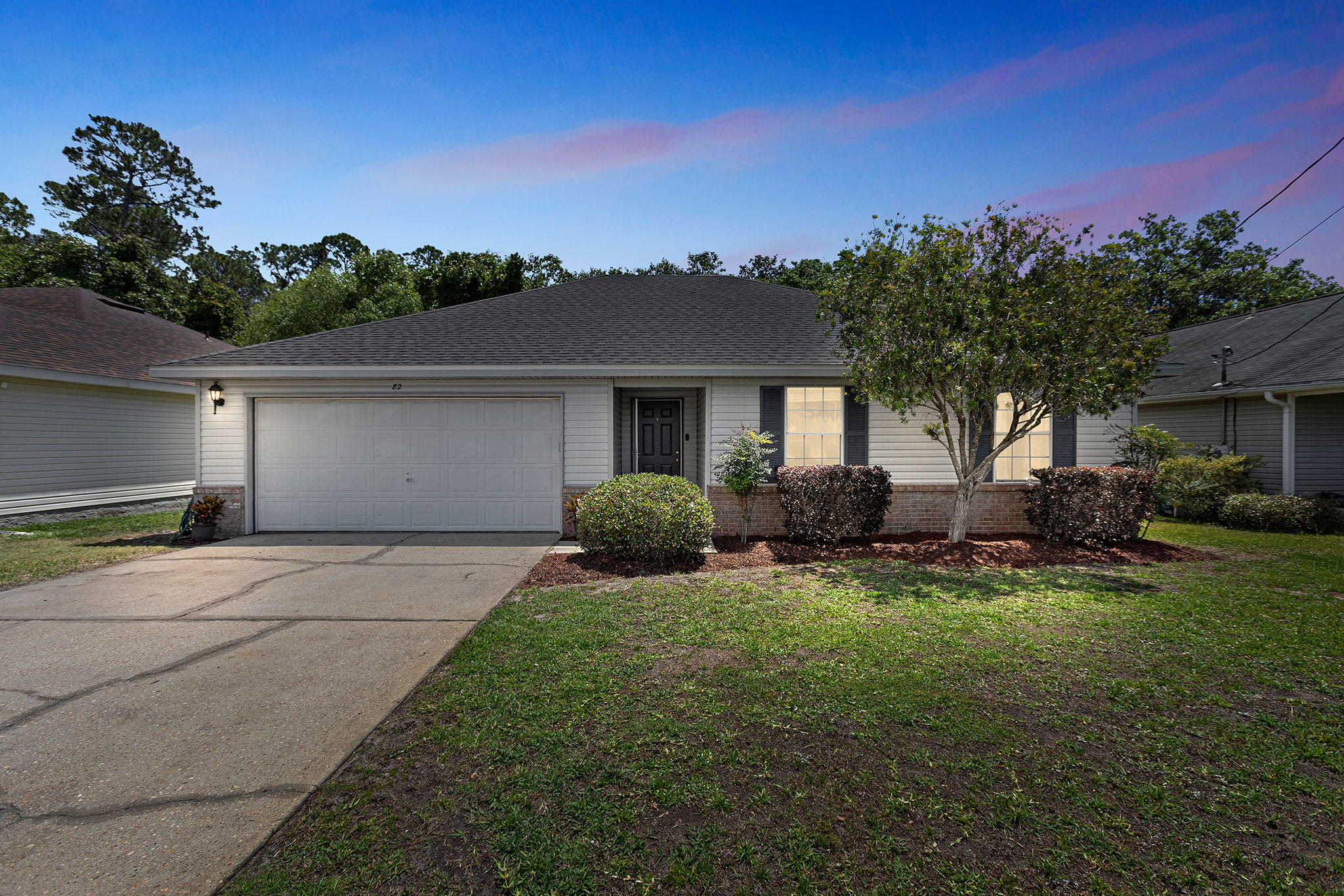 Conveniently located, just minutes to Hurlburt Field and a short stroll to the beautiful beaches of our Emerald Coast: don't miss out on this opportunity! This 3 bedroom, 2 bathroom, 1,355 sq foot home with a 2 car garage offers an open concept floor plan. Enjoy a kitchen space that is roomy and bright with easy access to the large deck overlooking your spacious backyard, perfect for entertaining! This home has tremendous potential as a primary residence, second home, or investment property! It's just waiting on you. New roof installed in 2019. Schedule your viewing today, we know this won't last long.