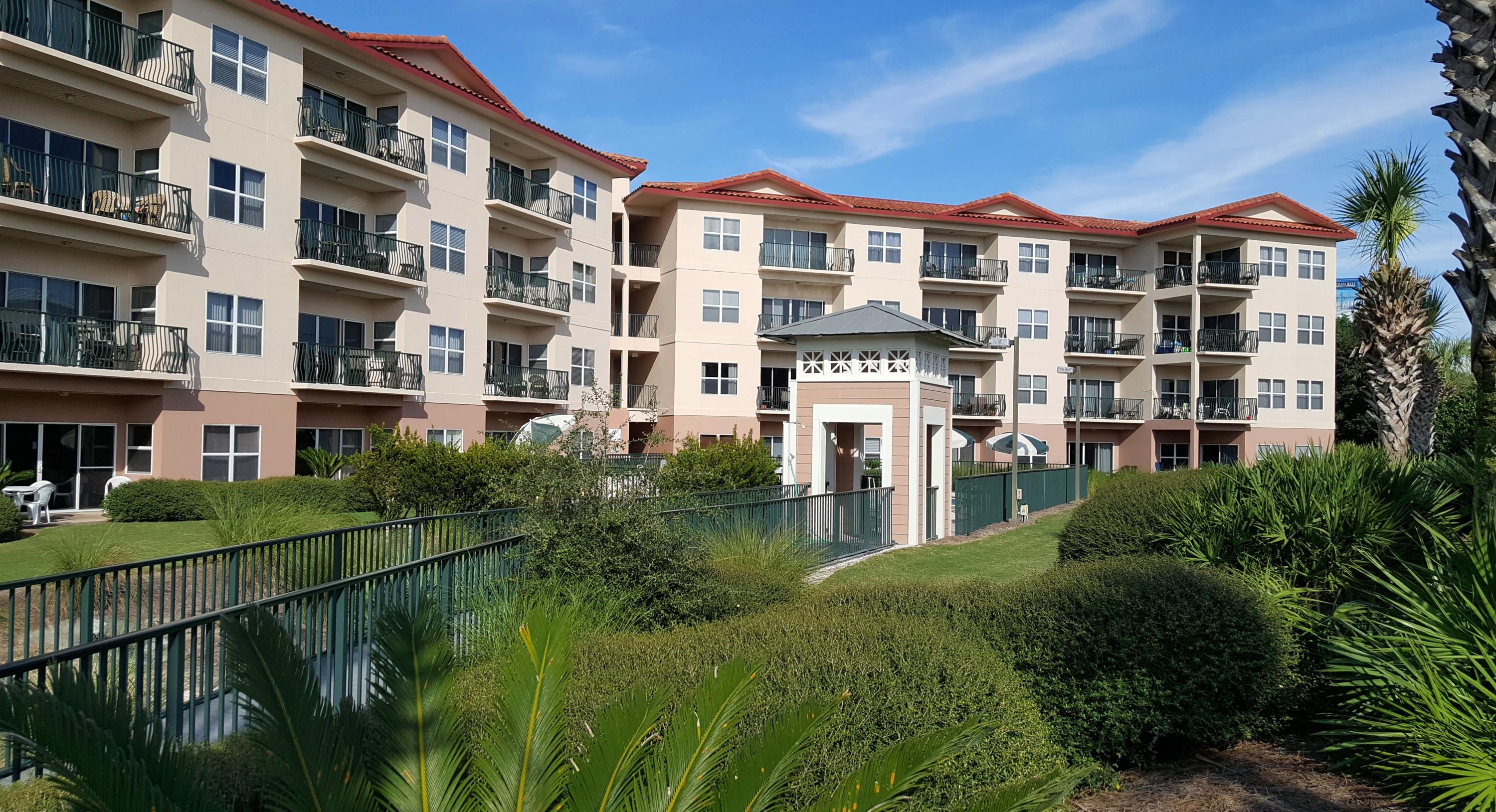What a great opportunity to own your own beach retreat with this two bedroom, two bath condo in Emerald Waters Beachside in sought after Miramar Beach. Unit 206 was professionally decorated with careful attention to detail. The Faux painting, top of the line furnishings, granite counter tops, custom window and shower treatments and lavish decor items create an elegant yet beach comfortable home for you to enjoy. The 9 foot ceilings produce an open an airy environment and features ceramic tile floors, wall-to-wall carpeting, and crown molding throughout not to mention all of the light fixtures and fans were replaced and upgraded in 2004 as well when the unit was upgraded.