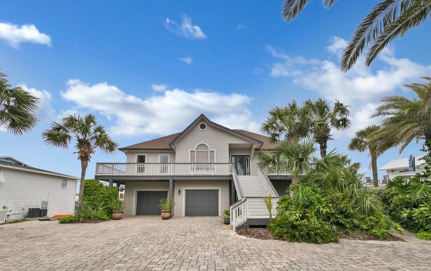 This beautiful home just one block from the private beaches of Holiday Isle. It is the perfect home  for entertaining inside wlth the open living, kitchen areas on each level. Outdoor entertaining also with its pool, hot tub , outdoor kitchen, covered rear deck and 360 degrees of porches. Park your boat at the 90 ft dock on the deep water canal. This home also has a additional 5th bedroom that can be used for rental.