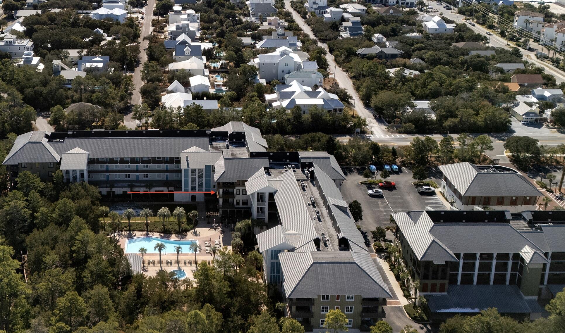Welcome to the end of your search here at the Redfish Village within the Blue Mountain Beach community, where access and luxury await you at the front entrance. This fully furnished third floor condo w 1,485 sq ft is 1 of only 2 units w this floor-plan, offering a layout of 3 bedrooms, 3 bathrooms, a private outdoor porch, and a spacious updated kitchen that allows an easy flow of conversation into the living room, as well as a laundry closet with a washer & dryer. Additional features in this eye-catching condo includes luxury vinyl plank flooring, Viking and Jenn Air appliances, a spectacular view of the pools, private beach access, a playground, a deeded sheltered garage, and an owners lounge that includes a gym, library, and media room. Rental ready, second home or full-time resident. Buyer(s) are responsible to personally verify all details for property and dimensions. Any information contained in this listing is believed to be accurate but is not guaranteed.