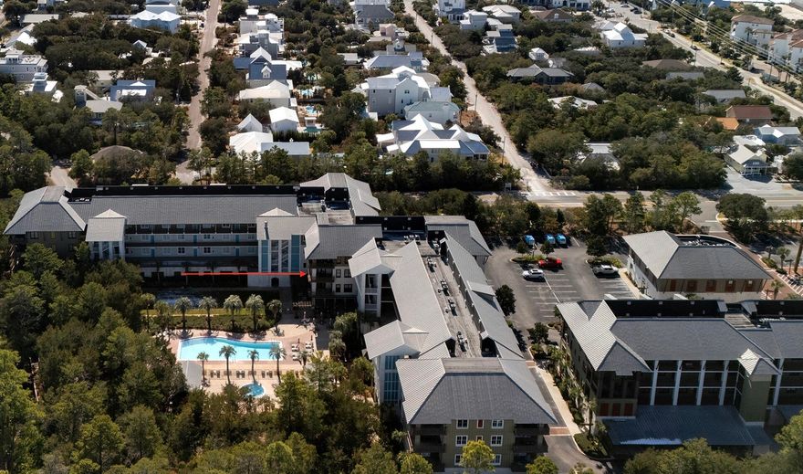 Welcome to the end of your search here at the Redfish Village within the Blue Mountain Beach community, where access and luxury await you at the front entrance. This fully furnished third floor condo w 1,485 sq ft is 1 of only 2 units w this floor-plan, offering a layout of 3 bedrooms, 3 bathrooms, a private outdoor porch, and a spacious updated kitchen that allows an easy flow of conversation into the living room, as well as a laundry closet with a washer & dryer. Additional features in this eye-catching condo includes luxury vinyl plank flooring, Viking and Jenn Air appliances, a spectacular view of the pools, private beach access, a playground, a deeded sheltered garage, and an owners lounge that includes a gym, library, and media room. Rental ready, second home or full-time resident. Buyer(s) are responsible to personally verify all details for property and dimensions. Any information contained in this listing is believed to be accurate but is not guaranteed.