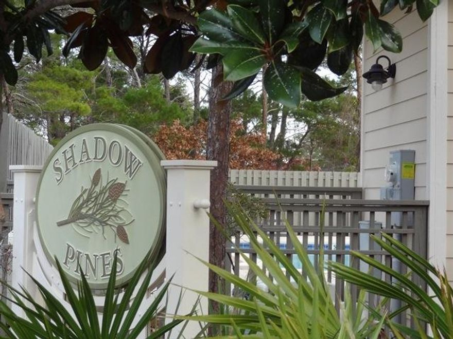 Excellent price on this lot in Shadow Pines, a NEW Development just off of Hwy 30A West within walking distance to Gulf Place and only .3miles to the beach access! This is a 40x110 lot that backs to green space. This unique development is new and has a nice community pool and sidewalks. You can walk or take a golf cart to the beach along a nice wide concrete sidewalk that leads to Gulf Place and across to the beach access where there is a public parking lot and bathrooms at the access. Don't miss out on this deal to build your dream beach house at the beach as it will not last long at this price! Buyer should verify all data and dimensions and perform due diligence. Sold As Is. Call today for more details