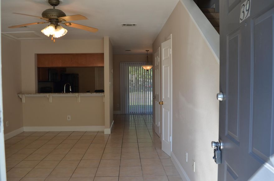 Beautiful townhome located in Fort Walton Beach. Updated kitchen, tile throughout. Walk-in closet in master bedroom and a balcony. Washer and dryer included. Not pets allowed.