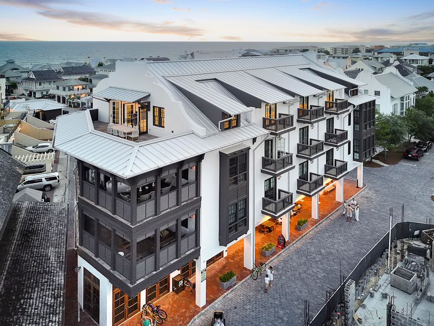 THE ORLEANS .....ONLY UNIT REMAINING AVAILABLE....Last chance to buy NEW CONSTRUCTION CONDO on Gulf side of Rosemary Beach! In the very heart of Rosemary Beachand just steps from the sugar-white sands of the Gulf, The Orleans is modern elegance seamlessly wrapped in Old World charm. The Orleans was conceived to be the ultimate fusion of style, luxury, convenience, and harmony, all just steps away from one of the world's most beautiful white-sand beaches. Rarely can one experience a sense of both community and total seclusion in a single setting. The Orleans offers the most discriminating homeowner each of these thingsand more.Amenities of each unit include:◦Custom cabinetry and molding throughout◦Waxed Calcutta marble tile in entry ways