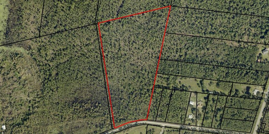 Nearly 19 acre land in Milton for your residential purpose. Horses and livestock are allowed on this property. This property has all wet land.