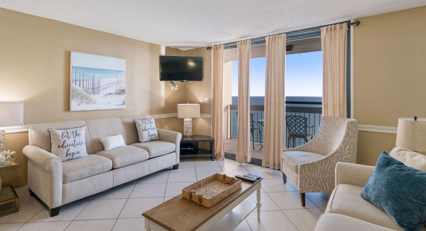 Owner has PAID all assessments due (~$60K) Like NEW Property! Calling all beach lovers! This stunning fully furnished waterfront condo has breathtaking views of Destin's beautiful emerald coast. Perfectly located on the 16th floor, you can experience panoramic views of the area's world-renowned sugar-white beaches and the soothing sounds of coastal waves breaking along the shoreline...all from your very own private balcony. This one bedroom, 1.5 bath unit sleeps four, utilizing the queen size sleeper sofa. The floor plan offers the option to build hall bunks. The open concept floor plan features granite countertops, stainless steel appliances, maintenance-free tile flooring, and beautiful natural light. AC- 2019 and Water Heater-2016.  (click more) Located at SunDestin Beach Resort, it's no surprise this unit has become a sought-after investment property with an established rental income history. Destin has become a well-known vacation hotspot but rest assured SunDestin offers 100 yards of white sandy beaches for the owners and their guests to enjoy year-round. There is no need to pile into a hot car and hope to find public beach access and parking.  This resort also features many amenities: indoor and outdoor pools, a splash pad, hot tub, restaurant, gift shop, fitness center, summer recreation program for kids, and a large meeting space which can easily accommodate beach weddings and special events. The resort is centrally located in the heart of Destin and close to a variety of attractions: shopping, adult & child activities, live music, water sports, casual and fine dining... there is something for everyone. SunDestin is going to look like a beautiful, fresh property and the value is expected to increase to the pre-assessment value of mid mid to upper $500K, similar to Pelican Beach. Please go to the documents section for a detailed explanation of all the wonderful renovations that are happening at this little piece of paradise and why this is the perfect time to buy!
