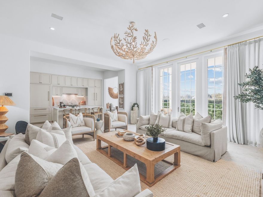Step into an exquisite coastal sanctuary where timeless elegance meets modern sophistication. This masterfully designed Mews Cottage boasts over 2,700 square feet of impeccably crafted interiors, seamlessly blending with 895 square feet of covered outdoor living space--an effortless extension of luxury and comfort. A tropical hardwood entry porch welcomes you, leading into an open-concept living area where natural light dances across sleek surfaces. The living room flows effortlessly into the dining alcove and chef's kitchen, a culinary masterpiece featuring custom-painted wood cabinetry, Caesarstone countertops, a premium Subzero and Wolf appliance suite, and Waterworks fixtures.Large-format concrete pavers add a striking, contemporary touch, while a discreetly tucked-away pantry, powder room, and spacious two-car garage complete the main level.

Ascending to the second floor, the primary suite is a private retreat, complete with a serene balcony, a spa-like bath adorned with a marble-topped double vanity, and an expansive walk-in closet. Two additional guest suites, each with their own en-suite baths, provide refined comfort and privacyone of which is a stylish bunk room featuring two full beds and two twin beds, offering a perfect blend of functionality and charm for guests or family. A dedicated laundry room enhances convenience. Every detail of this home reflects superior craftsmanshipfrom the Marbletite steel-troweled stucco over concrete and masonry walls to the custom-stained cedar siding, railings, and shutters. Sierra Pacific hurricane-rated clad-wood French doors and windows invite the outdoors in, while a cedar shingle roof with copper gutters and leaders elevates the architectural charm. The second floor is finished with rich, pre-stained white oak planks, while the baths exude sophistication with custom-painted cabinetry and marble countertops.

Beyond the impeccable interiors, this residence offers a curated selection of premium enhancements, including bespoke white oak kitchen and bath cabinetry, a rejuvenating steam shower in the master suite, and a custom-designed midnight kitchen on the second floor. A state-of-the-art Control4 Home Automation System ensures effortless living at your fingertips.

Nestled in an exclusive coastal enclave, this home provides privileged access to a resort-style pool, spa, fitness center, and pavilion. Just moments from the powder-soft sands and mesmerizing emerald waters of the Gulf, this is more than a homeit's an experience. One of the final opportunities to own a coveted Mews Cottage, this stunning retreat awaits its discerning owner. Schedule your private showing today.
