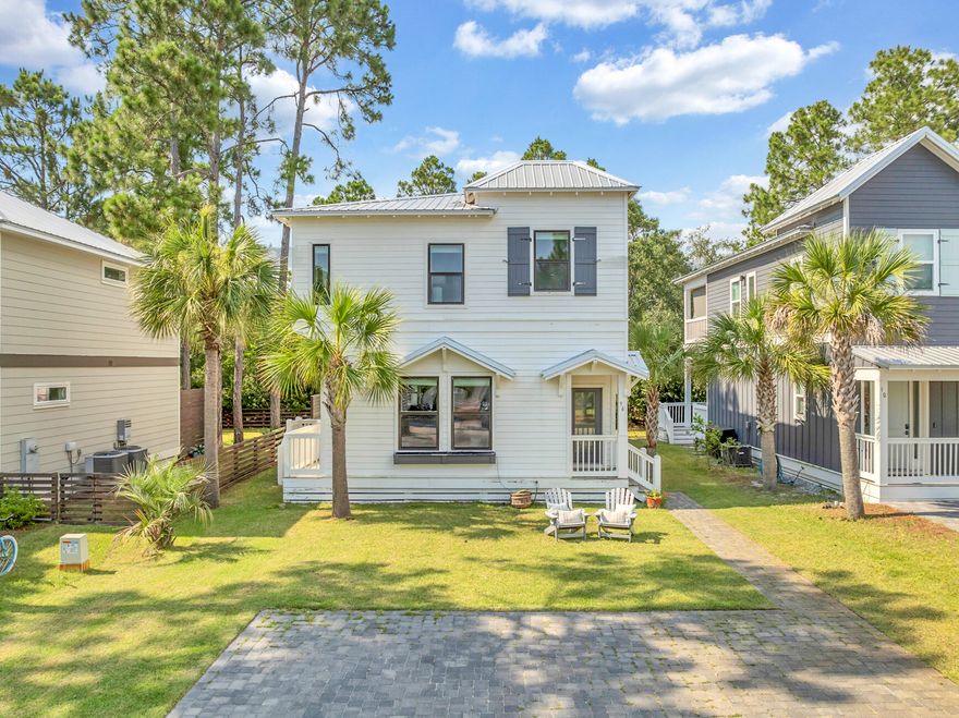 Discover your ideal beach retreat in the highly sought-after Blue Mountain Beach neighborhood, minutes away from the white-sand beaches of 30A. This stunning beach house boasts an expertly designed, fully furnished interior with attractive flooring, thoughtful upgrades, and an open floor plan that seamlessly connects the living, dining, and kitchen areas. Flooded with natural light, the home exudes an inviting and airy atmosphere.The impressive kitchen is extensively equipped with high-end stainless steel appliances, beautiful cabinets, ample counter space, and a breakfast bar with room for multiple bar stools.  Finishing the first floor, you'll find a guest bedroom, full bath, and access to the covered back porch. A spacious primary suite with an elegant bathroom anchors second-floor living along with two guest bedrooms and a full bathroom. Each guest bedroom connects to an expansive private balcony offering serene backyard views.

Rated a "Guest Favorite" on Airbnb, this home has proven to be a successful vacation rental with gross rental projections in the mid $70Ks. Whether you're making it your own or generating rental income, this home is being sold furnished and turn-key.

The private backyard, nestled in a prime location at the end of the street and bordering a wooded area, offers a tranquil setting with lush greenery, a spacious backyard, and a covered back porch, perfect for entertaining. Additionally, a charming storage building provides space for bikes and beach gear, making this a perfect coastal oasis.

Located on the south side of HWY 30A, and a short distance from the bike path, this home is perfect for enjoying 30A's best beaches, restaurants, and more! No homeowner's association (HOA) means you have the freedom to create your perfect beach lifestyle.  

Unlock the coastal lifestyle you've always dreamed of at 96 Snapper St in Blue Mountain Beach. Experience the perfect blend of tranquility, luxury, and beachside bliss. Don't miss out - schedule your showing today and make this exquisite property your own coastal retreat. Someday starts today!