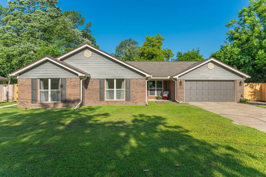 Welcome to this beautifully maintained 4-bedroom, 2-bath brick home, ideally located in the heart of Fort Walton Beach--just minutes from both military bases. Step inside to an open and inviting layout featuring a spacious great room with a cozy fireplace, seamlessly flowing into the living area, kitchen, and dining space--perfect for entertaining or family gatherings. Enjoy the added charm of a sun porch just off the great room, ideal for morning coffee or relaxing evenings. The home offers a desirable split floor plan with three bedrooms and a full guest bath on one side, while the private master suite--complete with a walk-in closet and en-suite bath--rests quietly at the end of the hall. Recent updates include a newer roof and fresh carpet in key areas, complemented by tile throughout the rest of the home. Step outside to a large, private backyard, perfect for hosting guests or enjoying quiet time with family. Priced to sell, this gem won't last longschedule your showing today!

Roof - 2019