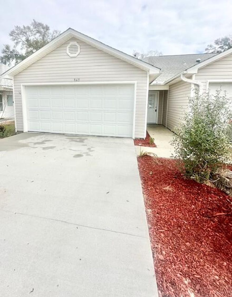 SECURITY DEPOSIT = $1,700 - CAN BE BROKEN UP N 2 MONTHLY INSTALLMENTS IF QUALIFIED. PETS ALLOWED (20 LBS OR LESS) UPON OWNERS APPROVAL & W/ A NON-REFUNDABLE PET FEE! NO SMOKING INSIDE HOME! CONVENIENTLY LOCATED BETWEEN BOTH BASES & CLOSE TO SCHOOLS, BEACHES, SHOPPING, & RESTAURANTS! THIS 1 STORY TOWNHOUSE FEATURES A FAMILY ROOM, DINING ROOM, KITCHEN EQUIPPED W/ A REFRIGERATOR, STOVE, NEW DISHWASHER & LAUNDRY AREA IS LOCATED IN THE 2 CAR GARAGE. MASTER SUITE HAS A WALK IN CLOSET. THE ADDITIONAL BEDROOM HAS A SEPARATE ENTRANCE TO THE BACK YARD. OTHER FEATURES INCLUDE TILE FLOORING THROUGHOUT, CEILING FANS, SKYLIGHT & AN OPEN PATIO. NEWLY PAINTED INTERIOR TO INCLUDE THE KITCHEN & BATHROOM CABINETS! ALL ELECTRIC! HOA MOWS THE GRASS. WELCOME HOME!