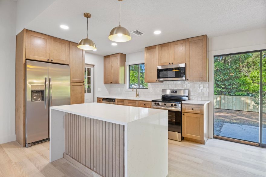 Fully renovated 3BR/2BA brick home in the heart of Niceville--near Niceville High and zoned for top-rated Okaloosa County schools. Enjoy peace of mind with a new roof, A/C, water heater, garage door, lighting, flooring, and privacy fence. The kitchen and both bathrooms have been completely updated with modern, stylish finishes. Located on a spacious lot, this home is minutes from Eglin AFB, Duke Field, and Hurlburt Field, making it perfect for military families. Move-in ready and close to everything Niceville has to offer--don't miss this one!