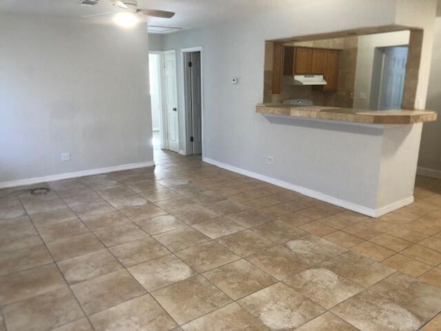 This recently renovated house could be exactly what you're looking to call home. Within, you'll see how nice it looks inside with it's freshly painted walls throughout and new floors too. Three bedrooms reside within this home and there is 1 full bathroom as well. There is a large front and backyard area that could be ideal for a dog to run around or even for kids to enjoy all year long. The monthly rent for this property is, $1650 and the security deposit is also, $1650. Pets are allowed with a, $350 non-refundable pet deposit, certain breeds of dogs are not allowed.