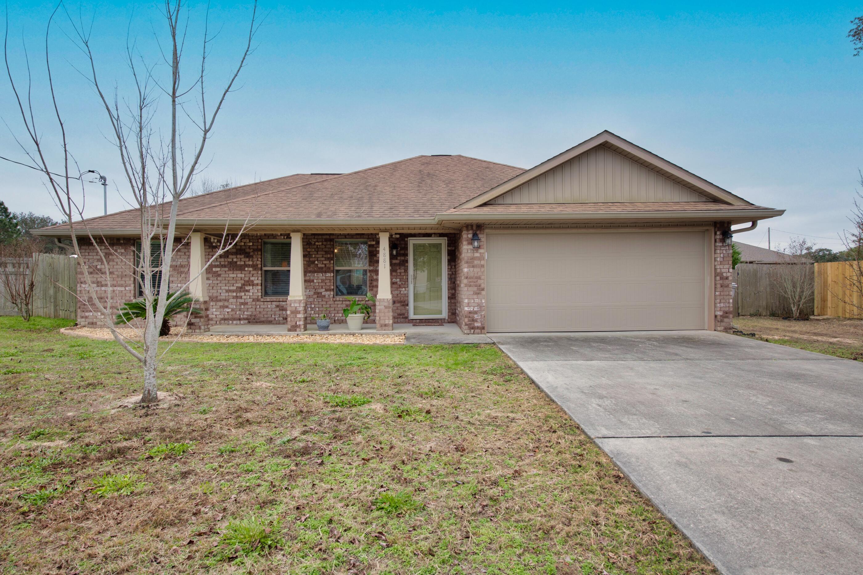 Welcome to your dream home in Gulf Breeze, Florida! This beautiful 1430 sq. ft. home features a split floor plan with 3 bedrooms and 2 bathrooms. As you enter, you'll be greeted by trey ceilings that add a touch of elegance to the space. The fully enclosed Florida room is the perfect spot to relax and unwind, complete with heating and cooling to keep you comfortable year-round. The kitchen boasts granite countertops and plenty of space to cook and entertain. The large fenced backyard and two patios offer plenty of room for outdoor activities and gatherings. You'll love the privacy and serenity of this home, while still being close to all that Gulf Breeze has to offer. Don't miss out on the opportunity to make this house your forever home.