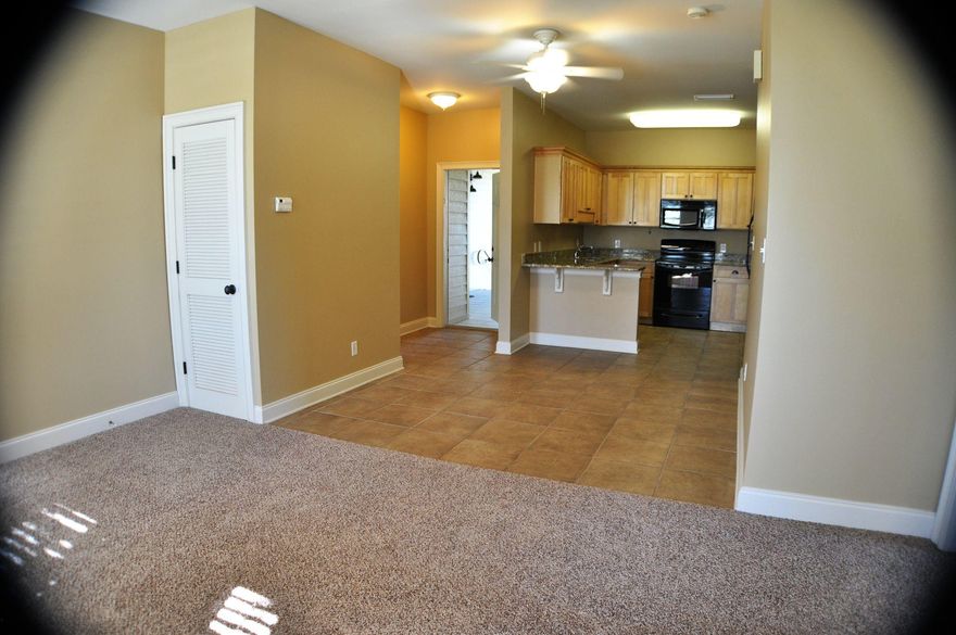 Beautiful 2 BR 2 BA Condo on the second floor. Unfurnished. All the appliances and washer and dryer are included. Condo has brand new carpet in bedrooms and living area with tile in the kitchen and bathrooms. Condo has a private stair case off the balcony. TopSail Village is conveniently located on the West end of 30-A and has the bike path running in front of the development. Beach access is less than a mile away. Interior features include: granite counter tops, real wood cabinets, gold and taupe walls. Pets under 40lbs are allowed in Topsail Village . All of Topsail Village is not in a flood zone. MOTIVATED seller!