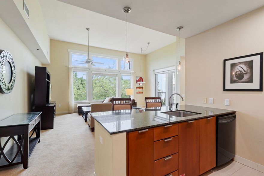Spacious 1BR/1BA corner condo with bay views and incredible potential! This 4th-floor unit offers 870 sq. ft., soaring cathedral ceilings, and a large covered balcony accessible from both the living area and primary bedroom. Key upgrades include HVAC (2018), water heater (2023), washer/dryer (2018), and a 55'' smart TV. While the interior is original, it's a perfect canvas for updates and personalization. Enjoy natural light, privacy, and a prime location in Bahia -- ideal as a primary home, vacation getaway, or investment opportunity. Bahia is located adjacent to the fabulous shopping, playground, family friendly activities, formal and informal dining and night life hot spots in the pedestrian Village of Baytowne Wharf. In addition, Hotel Effie is just a few steps away with a rooftop pool and bar and fine dining at Ovide. Owners also have access to the private Solstice Club, an amenity for owners and their guests, featuring grills, screened porch with gas fireplace, indoor bar, flat screen TV and comfortable seating inside and out.
As an introduction to the Sandestin lifestyle, we invite our new owners to explore amenities that make Sandestin special. The listing brokerage and seller(s) are presenting the buyer(s) of this property with (2) 90-minute rounds of Tennis court time, a golf foursome at one of our three championship courses, and a round of golf for up to four (4) players at the unrivaled Burnt Pine Golf Club.
Sandestin Golf and Beach Resort features more than seven miles of beaches and pristine bay front, four championship golf courses, 15 world-class tennis courts, a 226-slip marina, a fitness center, spa and celebrity chef dining. Shop, dine and play at the charming pedestrian village, The Village of Baytowne Wharf and more. Inside the gates of the resort, residents enjoy a balanced lifestyle of high-class living, spanning the 2,400 acres from the beach to the bay. Everything within the gates of the resort is accessible by golf cart or bicycle. The entire resort is interconnected by miles of pedestrian, bike and golf cart paths that weave through groves of live oaks, meandering past natural lagoons, fountains, man-made lakes, and meticulously landscaped fairways.