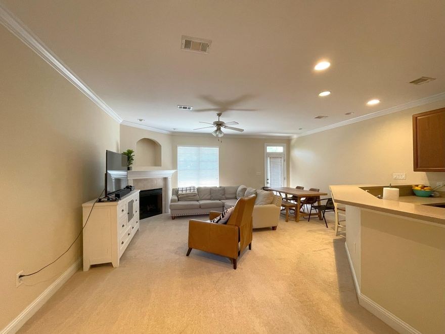 Location, Location, Location...This maintenance free and well insulated townhouse.  It is a 3 minutes from Turkey Creek Park. You enter into a tiled foyer leading into the open living and kitchen area. Open floor plan highlighted with high ceilings, electric fire, All bed rooms on second floor with half bath down stairs. Very low up keep the yard is done for you. Extra parking for family and friends with approval from HOA sticker. Will be ready April 6 2024, possible sooner