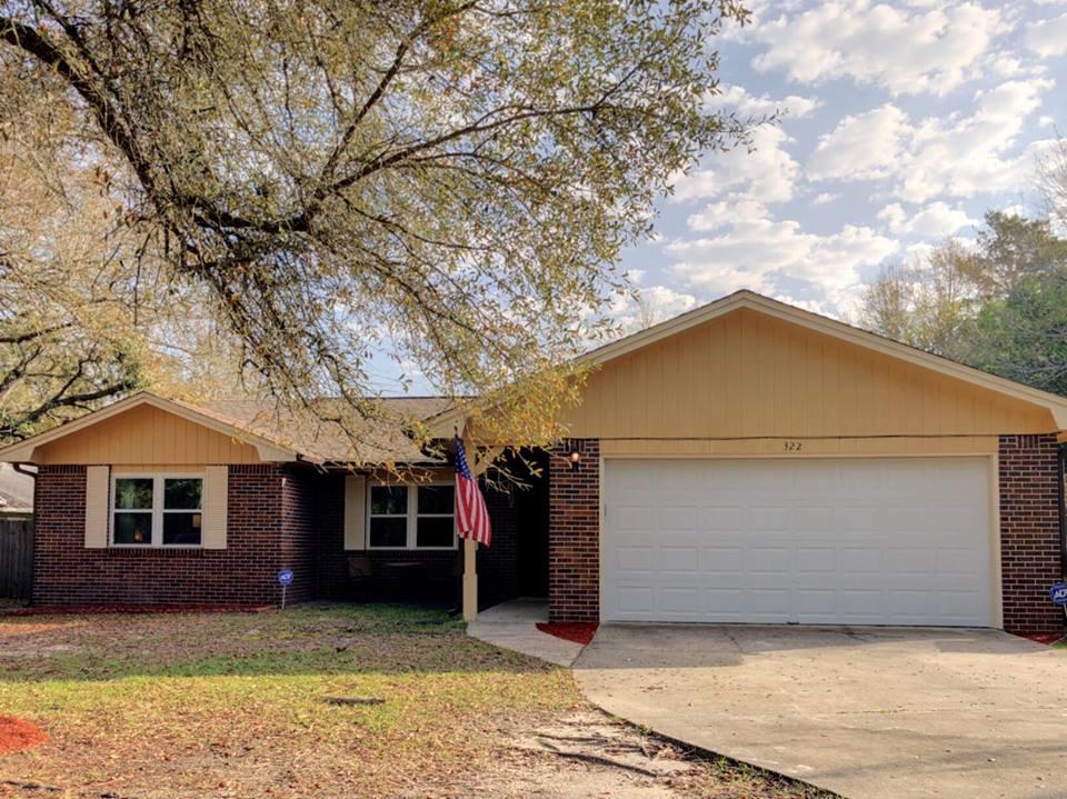Beautifully updated home in Bluewater Bay's Caribbean Village with NO HOA! This home features 4 bedrooms, 2 baths, formal dining room, as well as, breakfast nook and wood burning fireplace. There's plenty of parking and a private fenced in back yard with plenty of room to play- there's even a seperate fenced in portion for your pets to have their own ''space''. Most all rooms in the home have been freshly painted and the kitchen was recently completely remodeled. There are new sliding doors and windows (2017), new garage door and sprinkler system.