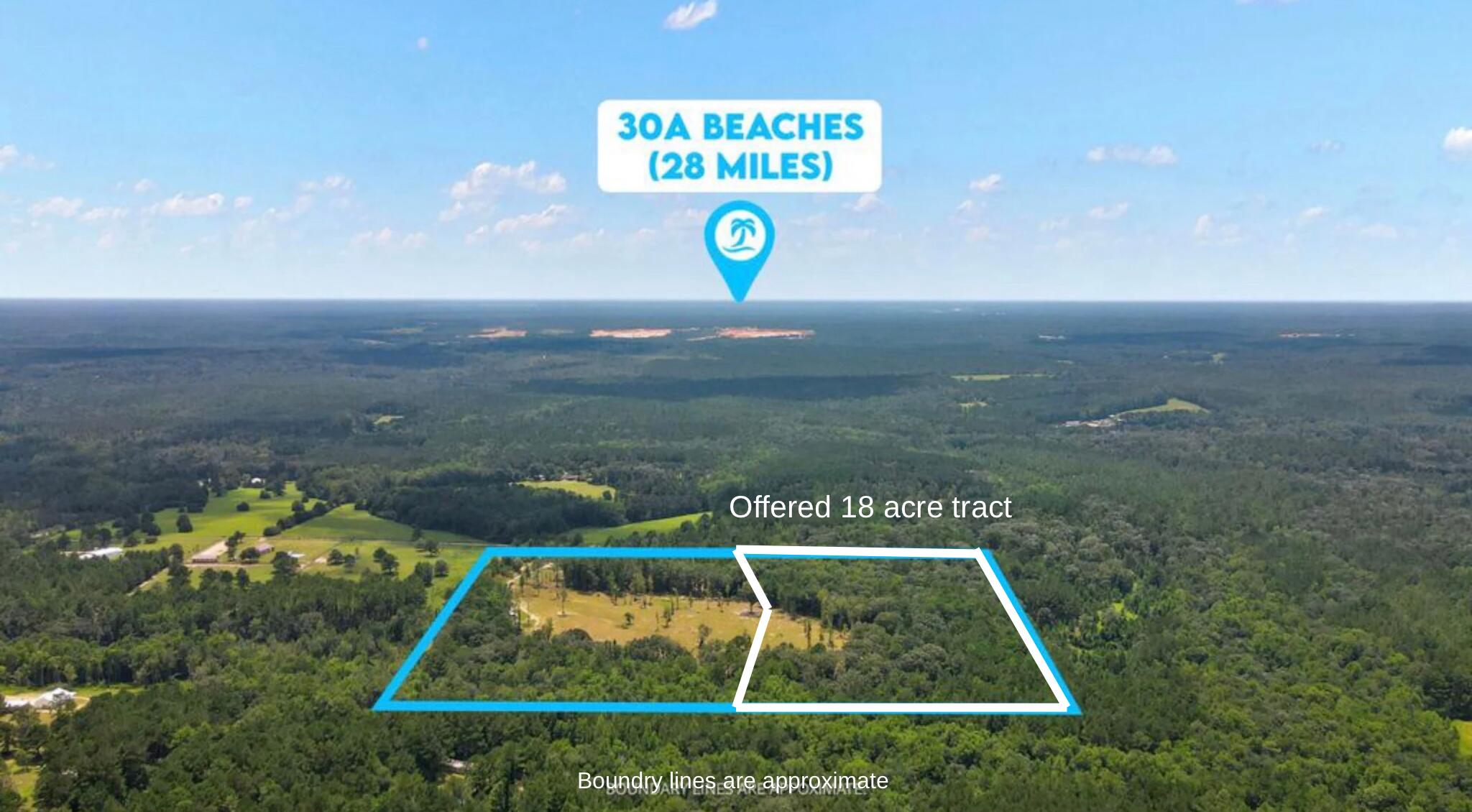 A rare opportunity to own 18 acres +/- of a stunning parent parcel in Walton County, to be divided at closing from a larger 40-acre tract. This land offers unmatched character with rolling hills, a peaceful valley setting, and a blend of unique landscapes that feel both private and expansive.Tucked at the end of a private road, the property showcases a diverse mix of natural beauty: a lush evergreen forest, and a canopy of towering hardwoods accented by massive, centuries-old live oaks. The land has been thoughtfully maintained, preserving its stately trees and mature landscape while offering multiple ideal home sites.