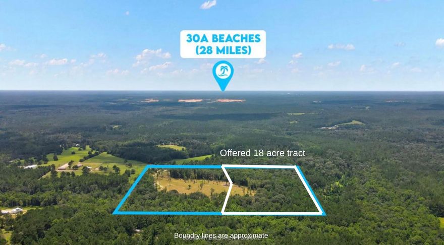 A rare opportunity to own 18 acres +/- of a stunning parent parcel in Walton County, to be divided at closing from a larger 40-acre tract. This land offers unmatched character with rolling hills, a peaceful valley setting, and a blend of unique landscapes that feel both private and expansive.Tucked at the end of a private road, the property showcases a diverse mix of natural beauty: a lush evergreen forest, and a canopy of towering hardwoods accented by massive, centuries-old live oaks. The land has been thoughtfully maintained, preserving its stately trees and mature landscape while offering multiple ideal home sites.