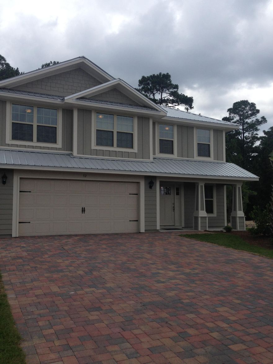 Soon to be under construction! 2162SF - 3 or 4 bedroom home with spacious loft! Great location near Sacred Heart Hospital, 30A, Grand Boulevard and the Beach! Plus . .you can walk to Bay access! Hardie Board with Metal roof, two car garage, brick paver driveway, sprinkler system with well and more. Interior of home will have bull nose corners,5 1/4'' baseboards, granite counters, wood and tile flooring. Still time for buyer to choose colors! Low association fees - $285/year. Community pool available for owners to join for $200/yr. One year builder warranty and 10 year bonded builder warranty. CLOSING COSTS PAID - except prepaids.