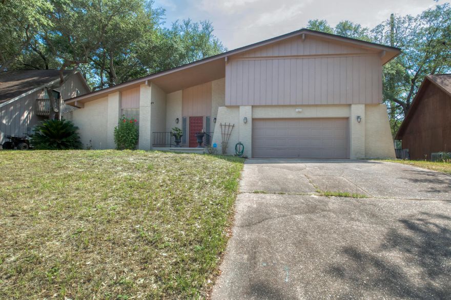 Quick commute to Destin and bases! Contemporary 3 bedrooms 2 and half baths home in the Edgewater Subdivision in Niceville, this unique home has great living space, a formal living room, dining room, family room with a fireplace, and a bonus room with a half bath. Large kitchen with granite countertops, and plenty of cabinets, and a laundry room. Three bedrooms upstairs. New ac installed upstairs 2016. New roof 2018.