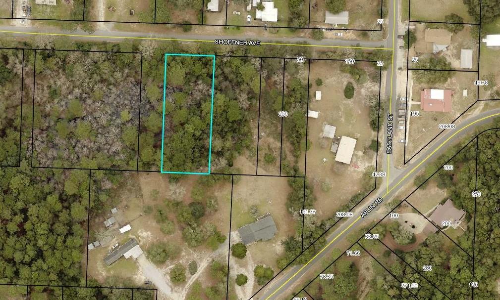 Opportunity to invest in over 1/2 acre in the heart of Crestview, but with lower County Taxes!! There are some wetlands on property. Not in a flood zone.
