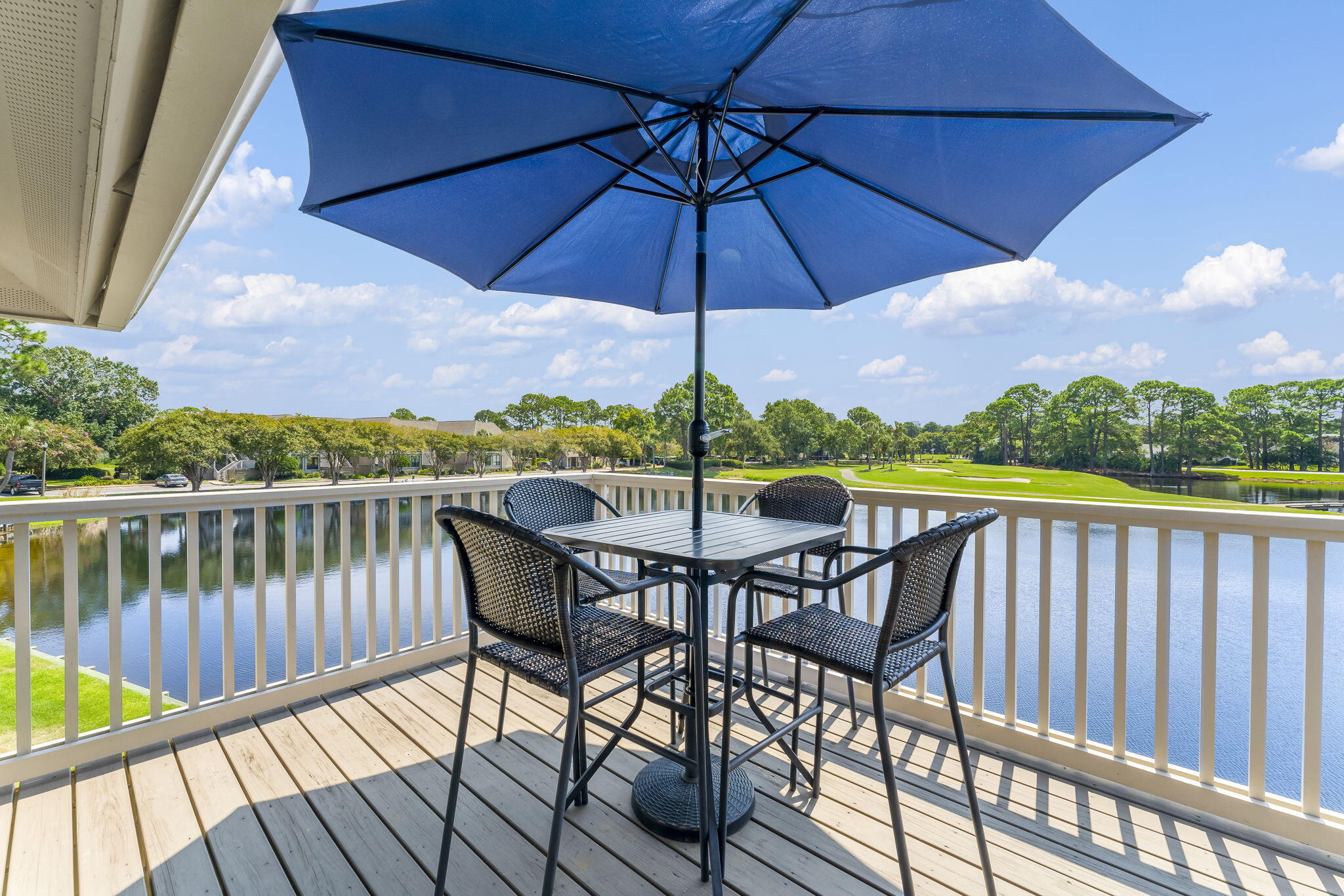 Available 11/16/25-4/1/26, please call 850.608.6078 for details. This fully furnished 2BR/2BA condo in Harbour Point offers a peaceful bayside retreat within the renowned SANDESTIN GOLF & BEACH RESORT(r). Perched on the 2nd floor, Unit 913 features an open layout with a fully equipped kitchen, new appliances, breakfast bar, and dining for six. Relax in the cozy living room with flat-screen TV or step onto the private deck overlooking the water--perfect for morning coffee or evening cocktails. Sleeps 6 comfortably with a king suite featuring balcony access and walk-in shower, plus a guest room with queen bed and twin bunks. Enjoy a 6-seat golf cart, resort beach access, and proximity to The Links Golf Club, Baytowne Wharf, dining, shopping, and Miramar Beach.