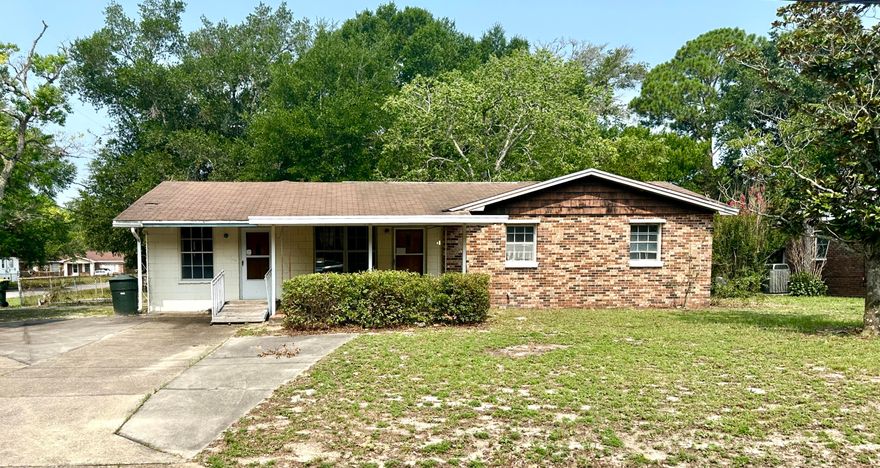 INVESTOR OPPORTUNITY!! This 4 BR/2.5 BA home is ready to be renovated, flipped, or BRRRR'd!! Home was owned by the same family for nearly 50 years and has so much potential!  Home is 1674SF and sits on a large corner lot. Conveniently located in Fort Walton Beach close to parks, schools, and central to both Eglin AFB and Hurlburt Field. Home needs a full renovation and will be sold AS-IS. Will likely not qualify for traditional mortgage.