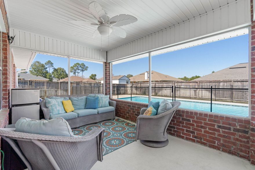 MASSIVE $10K incentive for buyer expenses! Welcome to your personal retreat! This 4-bedroom home south of I-10 features a spacious layout with an office and a flexible space for a playroom or formal dining. Recent updates include new paint, luxury vinyl plank flooring, and a new roof (2021).Step outside to your private backyard paradise -- relax poolside with the safety of a newly installed pool surround (2023), or enjoy the refreshing pool with a new pump (2024). The backyard offers ample space for outdoor gatherings, dining, or just unwinding in peace.  Seller is offering $10K toward buyer's closing costs/rate buydown with full price offer.