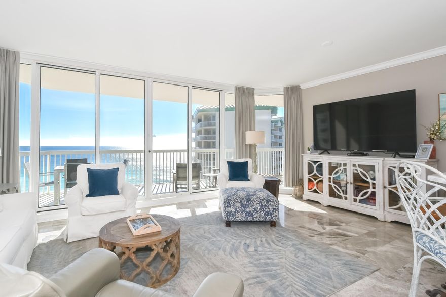 Welcome to paradise! This stunning three bedroom condominium unit located in the prestigious St. Croix condominium building within Silver Shells offers an unparalleled lifestyle on the 12th floor, boasting an incredible panoramic view that will take your breath away.

Step inside and be prepared to be wowed. This unit has undergone a complete renovation, resulting in a modern and stylish living space. Sold fully furnished and turnkey, all you need to do is bring your suitcase and start enjoying the luxurious amenities Silver Shells has to offer.

Speaking of amenities, you will be spoiled for choice. From the indoor pool and spa, perfect for unwinding and rejuvenating after a long day, to the gym where you can keep up with your fitness regime, Silver Shells has it all. Enjoy a game of tennis or basketball courts with your friends or take a dip in the large outdoor pool with cabanas, the options are endless.

But the true gem of Silver Shells is the 1100 feet of deeded beach access, allowing you to soak up the sun and listen to the soothing sounds of the Gulf whenever your heart desires. You can also indulge in a mouthwatering meal at Ruth's Chris Steak House, conveniently located within the resort.

Currently used as a short-term rental, this unit presents an income producing opportunity. Whether you're looking for a secondary home or an income stream through short-term rentals, this property offers the perfect blend of fun and luxury.
Experience the ultimate beachfront lifestyle today!