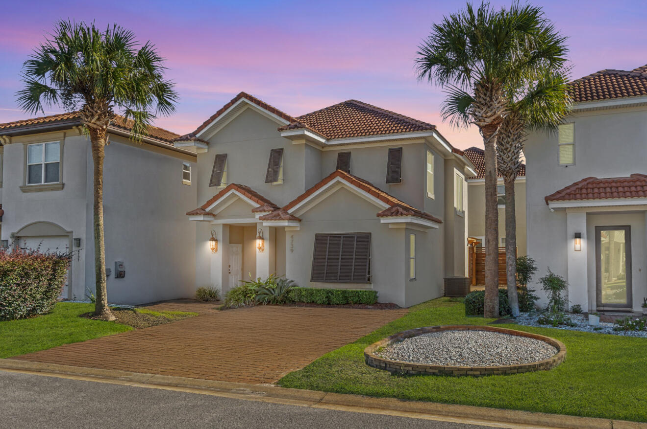 Seller offering a $5,000 buyer incentive! Your chance to step into the lifestyle you've been chasing, in the heart of one of Destin's most exclusive gated communities: Calusa Bay. At 4739 Amhurst Circle, you're not just buying a home--you're unlocking a gateway to the life you've worked for. Picture mornings that begin with a power walk or a bike ride past sparkling lakes and fountains. Or hop in the golf cart for a short ride to Regatta Bay Golf & Yacht Club to hit the back nine before lunch. Select photos have been virtually staged to help you envision the possibilities. From cozy furniture to inspired design, these images offer a glimpse of how the space can be beautifully transformed to suit your lifestyle. This two-story, Tuscan-style escape offers Mediterranean architecture, 4 bedrooms, 3 bathrooms, and 2,210 square feet of easy elegance, granite countertops, travertine tile flooring, and custom-built tile showers set the tone for refined comfort. Sunlight pours through tall windows, while arched doorways and soaring ceilings create a flow that feels both timeless and energized.
Afternoons are wide open, Will you wander the luxury shops at Destin Commons, grab something bold at Kiki Risa, or browse coastal finds at Teena Haven? You're minutes from Whole Foods and Lululemon, and when the sun begins to set, the choices get even better. Celebrate a closing or toast a milestone at Seagar's Prime Steaks, slip into Bijoux for fine wine and Gulf seafood, or meet friends at Marina Caf?? with harbor views.
Calusa Bay offers more than privacy-it's a lifestyle hub for those who want it all without compromise. A resort-style pool, Har-Tru tennis courts, a renovated fitness center, and peaceful walking paths await just outside your door-all with low HOA fees and no short-term rentals to interrupt the peace.
And when the weekend comes, let the beach pull you in- paddleboard, kayak, or simply do nothing at all along the sugar-white shores just minutes away.
This is more than a home. This is your escape route to the life you deserve. Call you favorite agent to schedule your exclusive tour today!