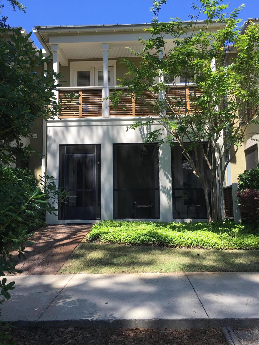 Pro photos coming soon. Henry Court townhouse located in the exclusive community of Gulf Place is ready for new owners. Upon entering the home, the foyer leads you into the open kitchen, dining, and spacious living room. The well equipped kitchen offers stainless appliances, breakfast bar, & plenty of storage. Just off the living room is a screened porch and back entry to the home, close to the beach and pool accesses. The second floor includes the master suite with double vanity whirlpool tub and separate walk-in shower. There is also sitting porch off the master.. Another full bedroom & full bath are also on the second floor. The third floor is comprised of a large, loft which is purposed as a bedroom..Community pool, tennis & beach accesses are just a short stroll away.