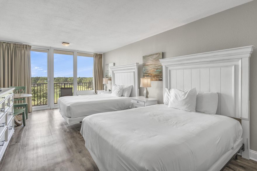 This TOP floor Bayside studio with fantastic views of the Sandestin Resort and a gross rental revenue of $26,156 last year. The Bayside Condo is located directly on Bay in the heart of Sandestin Golf and Beach Resort! Bayside is a favorite place to stay for the Linkside conference Center guests and is also adjacent to the Links golf course, the Salon & Day Spa, and the Sandestin fitness center. All utilities are paid for through the association. Sandestin Golf and Beach Resort offers multiple award winning golf courses throughout, shopping, and dining at Baytowne Wharf, and beach access on the South side of the resort. The Grand Boulevard Shopping Center is just a short golf cart ride away which also offers lots of great dining an