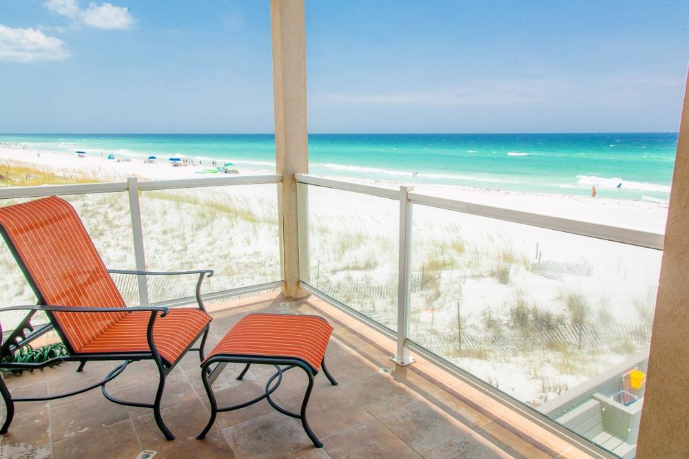Step in to a gulf front residence that can accommodate you, your family and friends as it boasts seven bedrooms. It is no surprise this home will be a rental machine should you desire to place it on a rental program. Sun decks and porches with southern exposure span the home and provide ample space for outdoor living and entertaining. You will savor beach front living in tranquil Gulf Pines. This quiet beach front community is nestled between Sandestin Beach Resort and Hidden Dunes and is convenient to South Walton's fine dining and shopping. The interior spaces are thoughtfully planned and designed for entertaining and comfort. You will enjoy a first level two car garage with a guest bedroom and open living area for gulf