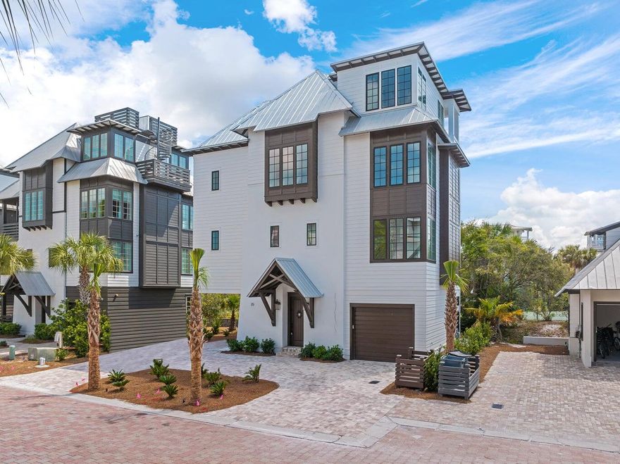 Be the 1st to enjoy this rare 30A long-term rental w/Gulf & Lake views.  This location encompasses the South Walton lifestyle as you're only a short stroll or bike ride to our sugar-white beaches. Nestled in the esteemed community of Tresca Place and designed to elevate (this 3-story home literally has an elevator:) every moment of coastal living. Boasting (5) bedrooms, including an expansive owner's suite, & (4) full baths + (2) half baths, there's ample space for family & guests to unwind in style. Semi-furnished with all main furniture, appliances & beds included (no bed linens or towels provided).  Washer & Dryer convey, & a large garage provides parking & ample storage.  The community pool is in view & just steps away from this spectacular Gulf view home. This 30A unicorn awaits....!