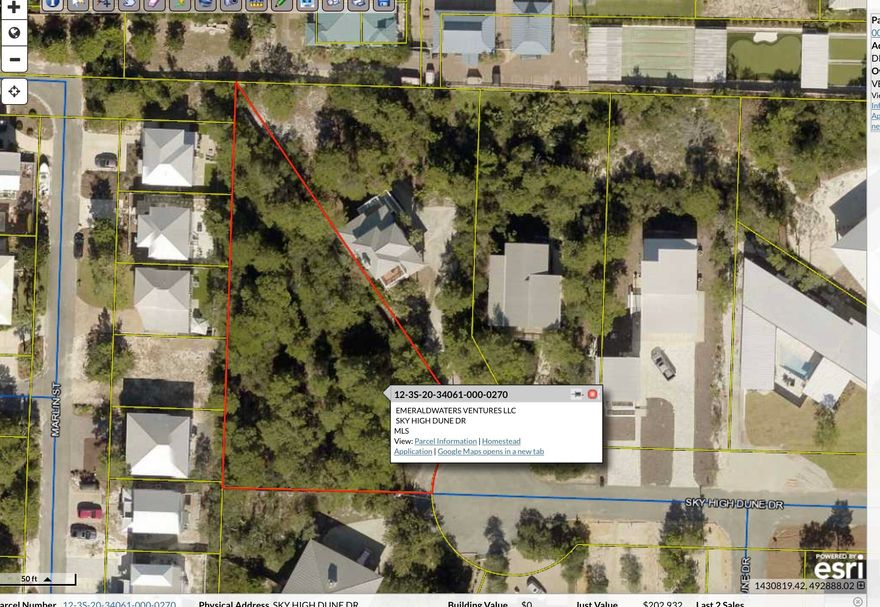 Don't miss this rare opportunity to own a half acre, elevated, buildable lot with NO HOA or build out time. Located in the heart of Blue Mountain Beach , in the quiet community of Rolling Dunes. This lot is large enough to accommodate a large home, carriage house and a pool. House plans by award winning Architect Geoff Chick and site plan are available as well as a secondary set of plans. Blue Mountain Beach public beach access is within a very close proximity. Call today for details!