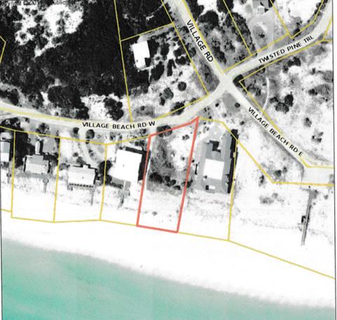 FOUR MILE VILLAGE LAST BEACH LOT. A rare 131 foot beach, 1.3 acre lot in gated exclusive beach front community. Unmatched Nature Preserve neighborhood with private beaches and astonishing gulf views. Four Mile Village is next to Topsl State Park with miles of open beach but yet convenient to shopping and hospital. This beach lot can accommodate a 9,000 square foot home with pool.