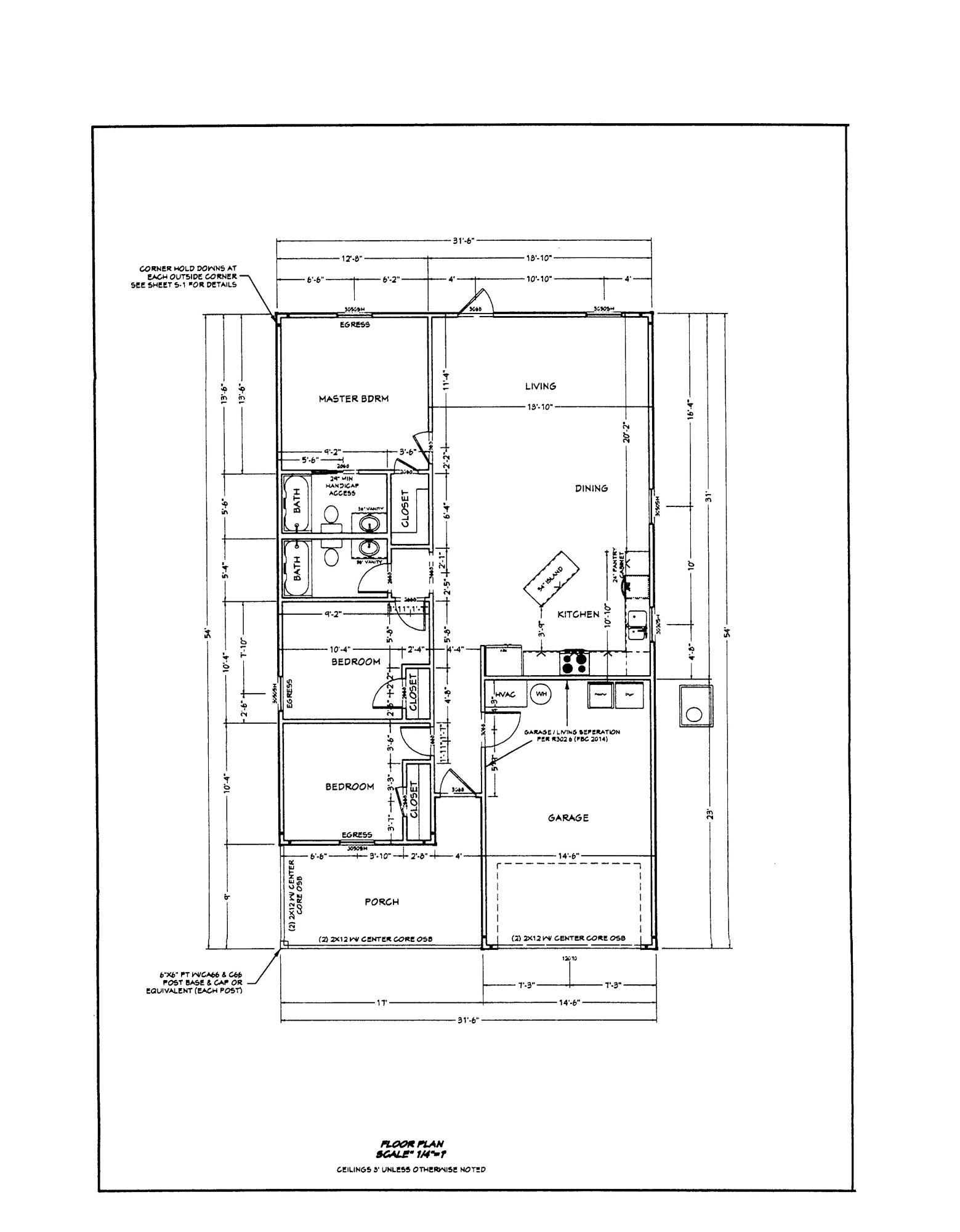 HOME INV CO OF MILLIGAN LOTS 14 THRU 16 BLK H - Residential Lease