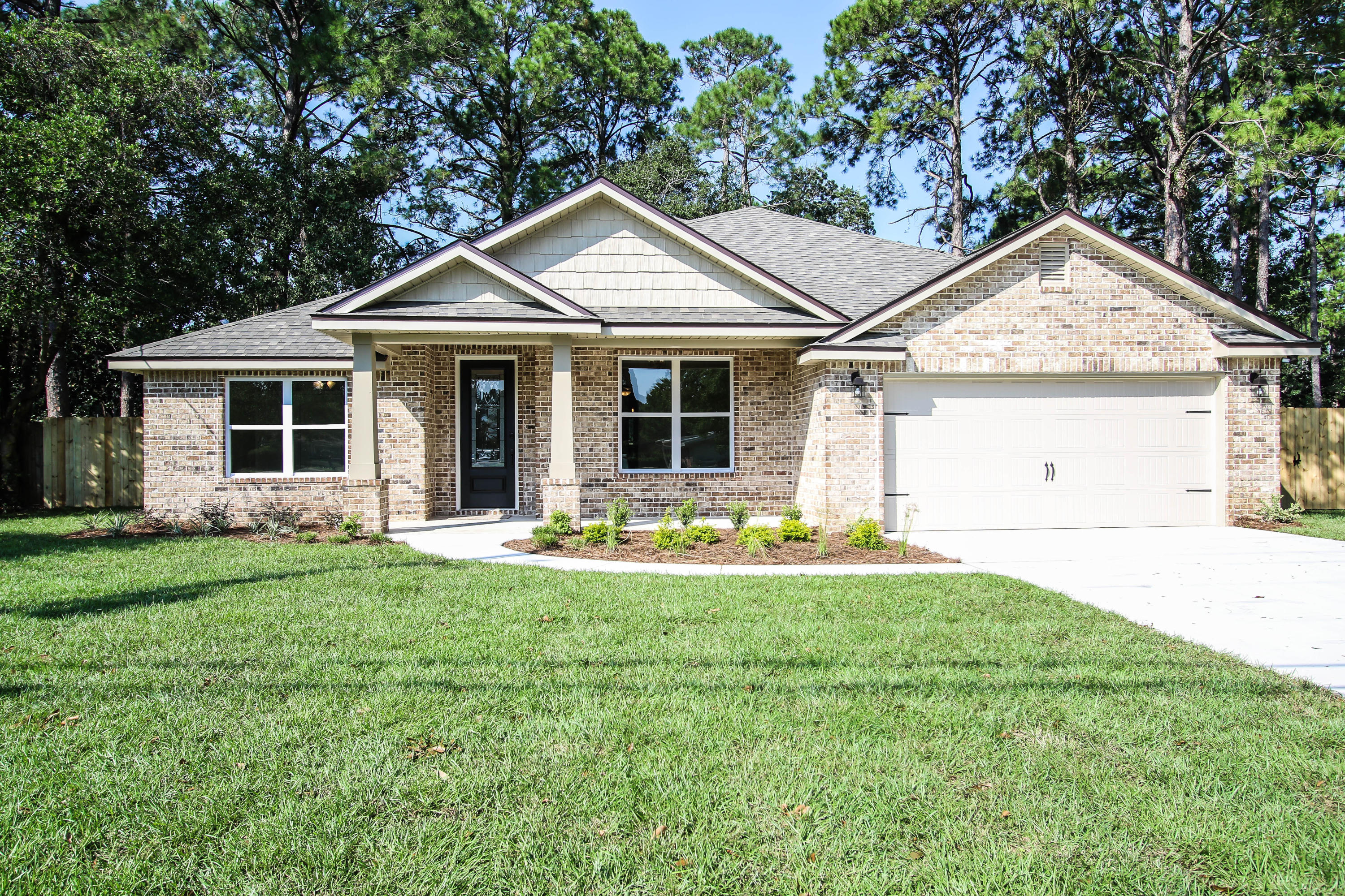 Proud to present this brand new lovely home by a award winning local builder. This 4 bedroom 2 bath home is conveniently located to Eglin AFB, Hurlburt Field, beautiful white sandy beaches, and shopping. This home offers privacy and room for your family to entertain with many upgrades. Kitchen and bathrooms have beautiful granite countertops. Fully fenced back yard and lanai with ceiling fan makes relaxing a breeze! Put this home on your must see list today. Buyer to verify all information in listing.