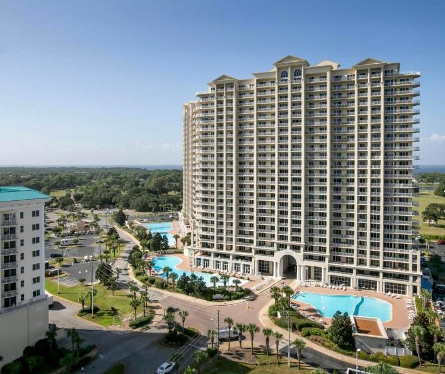 Wonderful investment property with limitless gulf views from the 23rd floor!  Enjoy your morning coffee or evening glass of wine sitting on your balcony to soak in the sounds of the waves gently washing onto shore.  Views from the living area, kitchen and the master bedroom illuminate the glorious turquoise emerald waters and sugar white sand beaches and fill you with peace and contentment.  Granite countertops and stainless steel appliances make this kitchen a fabulous place to prepare meals while still engaging with your friends and family since the kitchen is open to the living area.  Ariel Dunes resides within Seascape which offers a lifestyle unparalleled by any other with 2000 feet of private deeded beach access, 3 community pools, a golf course, tennis facility, conference center,