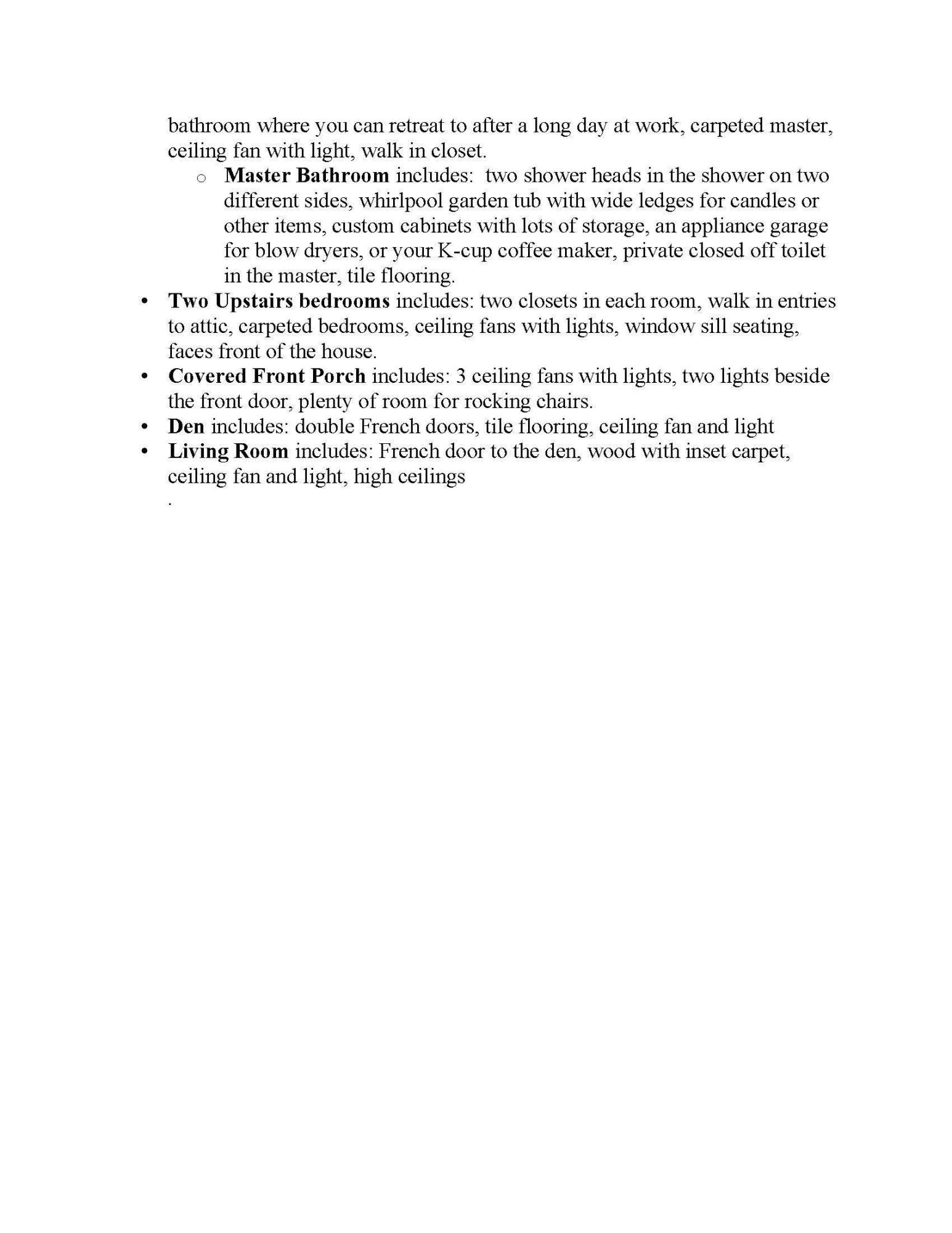 METES & BOUNDS - Residential