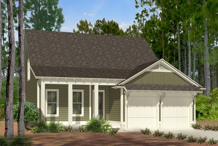 Entered for Comp Purposes Only. This Coral Bean plan has 4 bedrooms, and 3.5 bathrooms, and 2-car garage. Quality features include 10' ceilings on first floor, Quartz countertops throughout, stainless steel appliance package + vent hood and microwave drawer, &  shiplap accents, interior gas fireplace and luxury vinyl flooring throughout. The Watersound Origins community is a charming neighborhood full of amenities including the Village Commons pool & fitness center, miles of nature trails, sport courts, dock access to Lake Powell with kayaks, unlimited golf and much more.